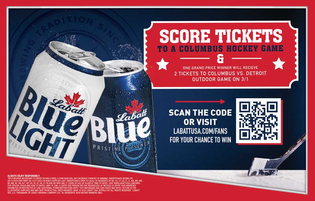 Score Tickets to a Columbus Hockey Game banner